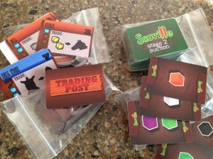 Prototype Cards for Trading Post and Scoville