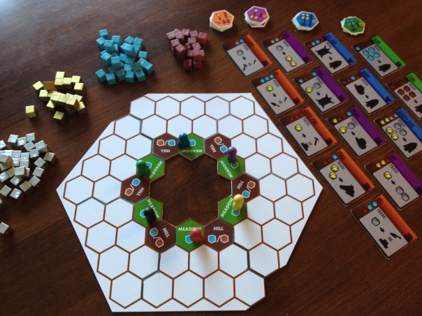 The current state of Trading Post minus half the components.