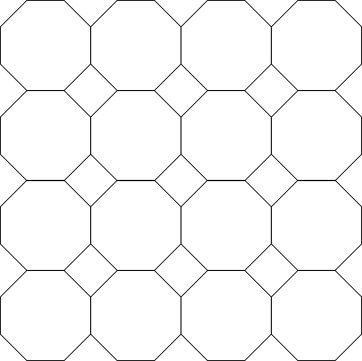Octagons represent land/buildings. Diamonds represent resources.