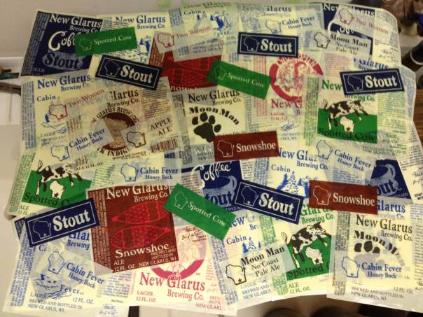 New Glarus Label Art