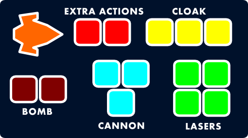 Moon Rattler player mat for orange player