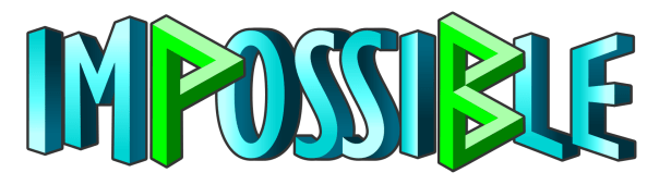 Impossible Logo V2 - White Background