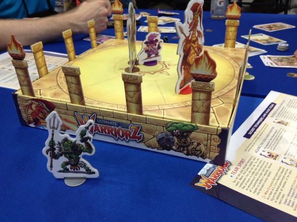 Game Demo #4: Ultimate Warriorz (played while others were demoing something else)