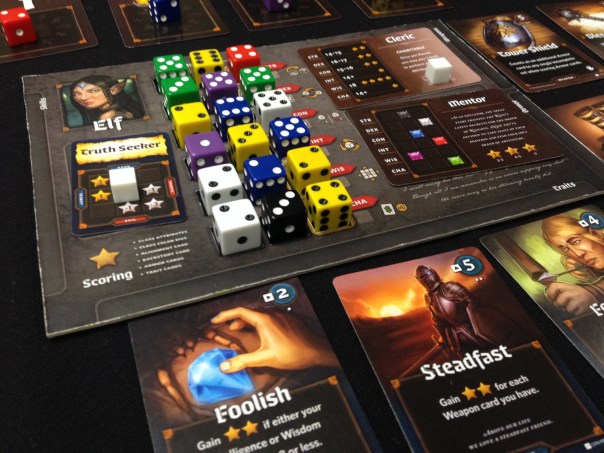 Roll Player components on display at Gamehole Con in Madison.